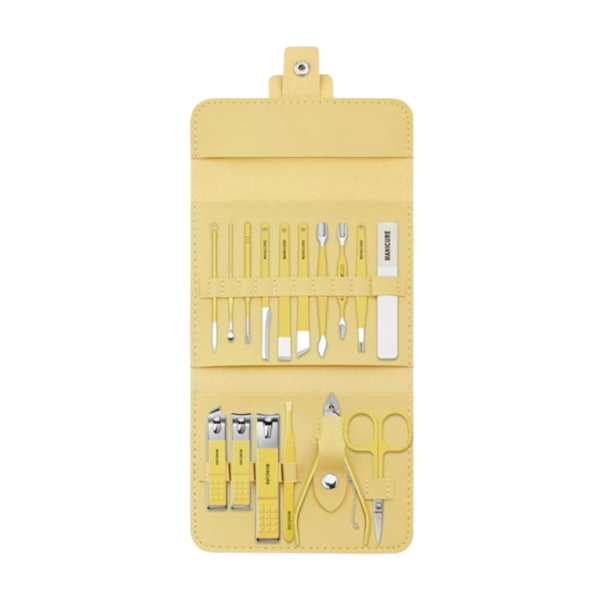 Compact Portable Manicure Kit With All In One Nail Tools For Travel