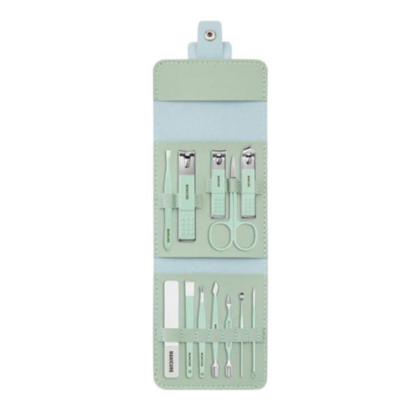 Compact Portable Manicure Kit With All In One Nail Tools For Travel