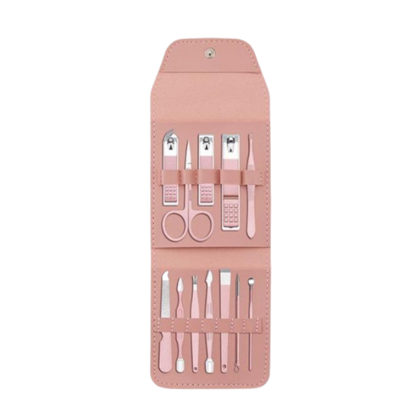Compact Portable Manicure Kit With All In One Nail Tools For Travel