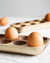 Natural Wooden Egg Tray