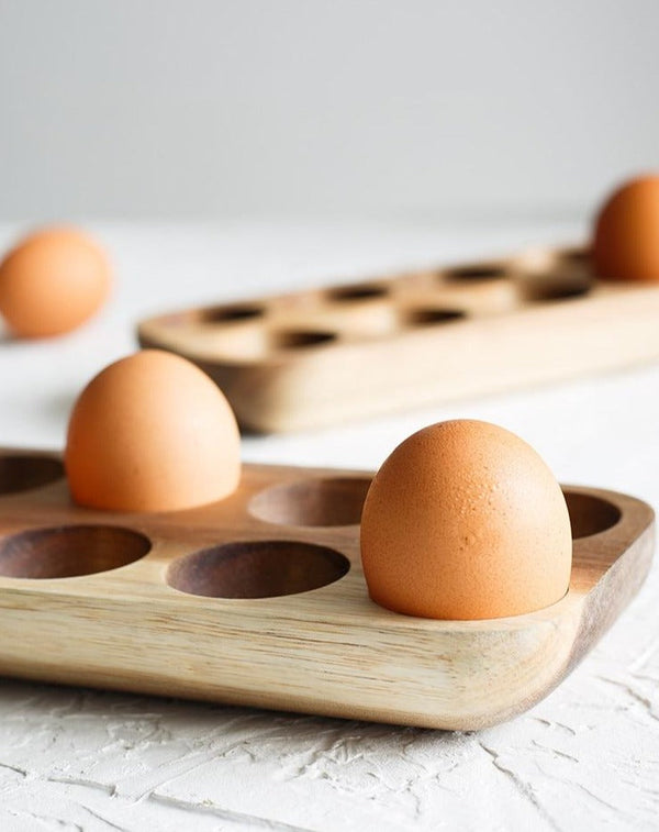 Natural Wooden Egg Tray