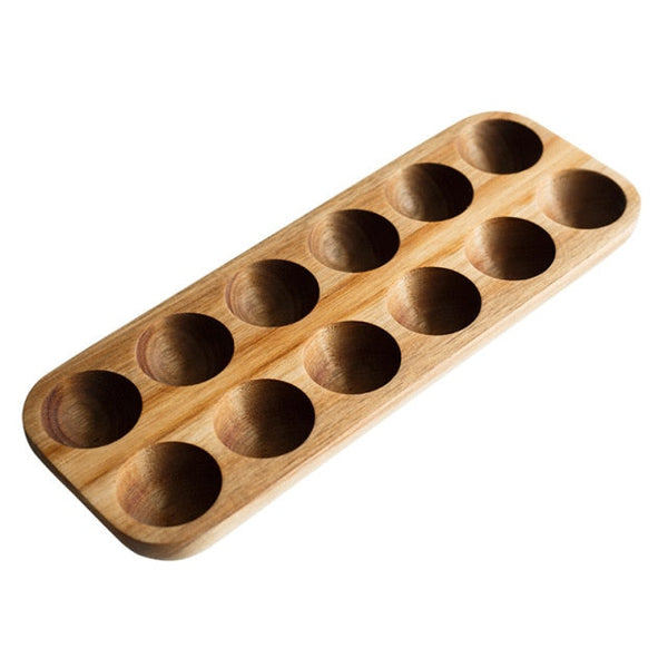 Natural Wooden Egg Tray