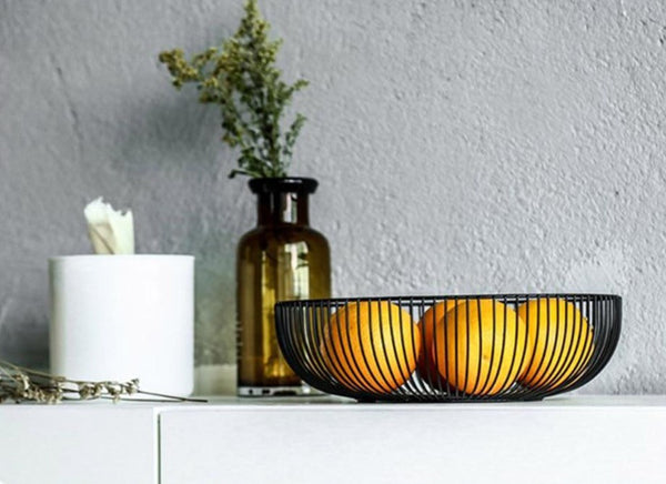 Nature's Nest Metal Fruit Basket