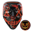 Neon Led Mask For High Visibility At Night With Waterproof Battery Cover
