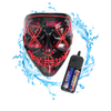 Neon Led Mask For High Visibility At Night With Waterproof Battery Cover