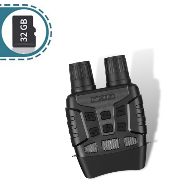 Night Vision Binoculars With LCD Display And 4X Zoom For Clear Night View
