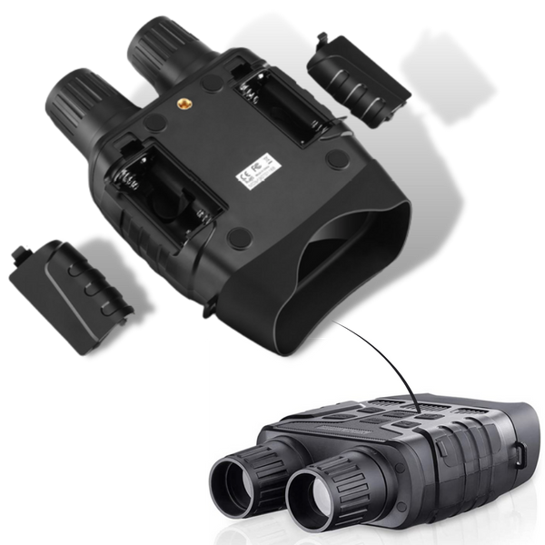 Night Vision Binoculars With LCD Display And 4X Zoom For Clear Night View