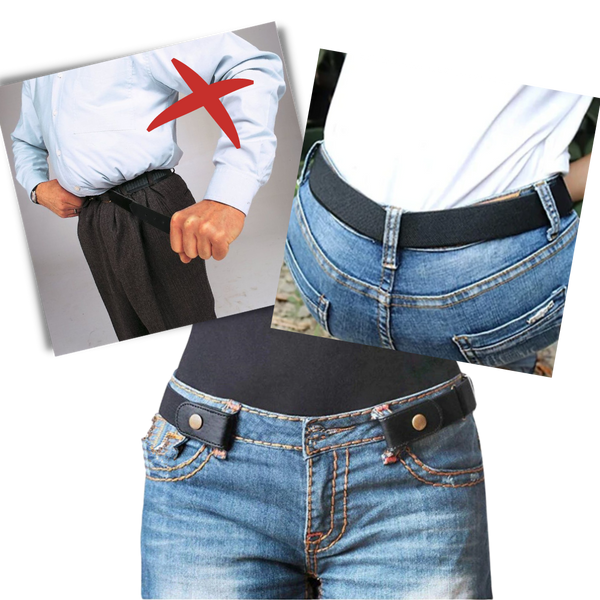Buckleless Elastic Belt For Comfortable Fit And Easy Wear