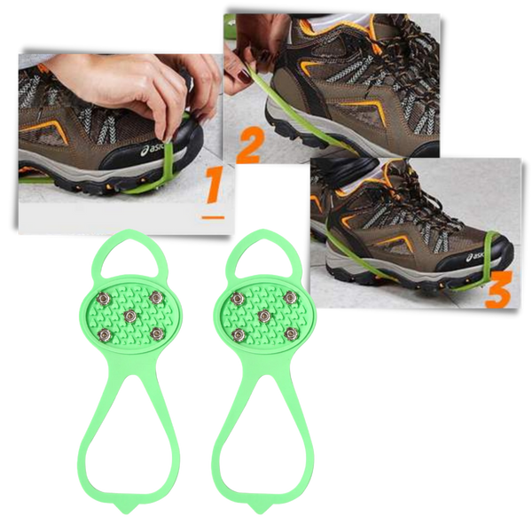 Premium Universal 5-Claw Shoe Spikes for All Weather Traction