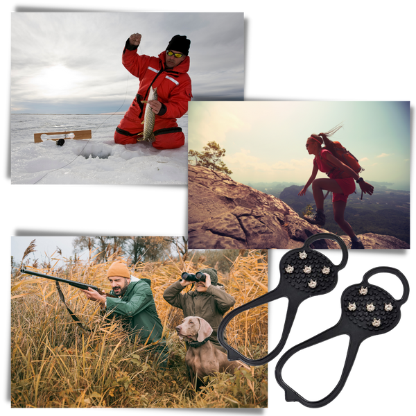 Premium Universal 5-Claw Shoe Spikes for All Weather Traction