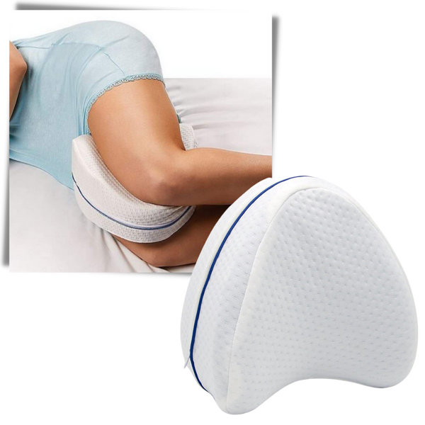 Orthopedic Knee And Leg Pillow With Memory Foam For Spine Alignment