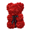 Rose Teddy Bear With Velvet Roses For A Romantic Gift Set