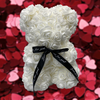 Rose Teddy Bear With Velvet Roses For A Romantic Gift Set