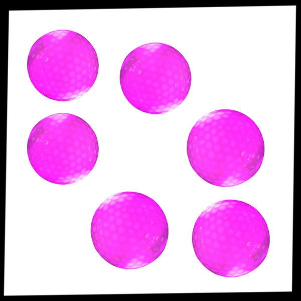 LED Glow Golf Balls Pack For Nighttime Play Waterproof And Durable