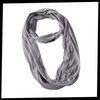 Cozy Lightweight Muffler With Secret Pocket For Safe Valuables