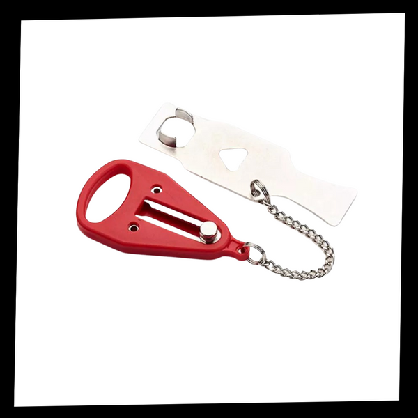 Portable Door Lock for Travel and Home Privacy and Security