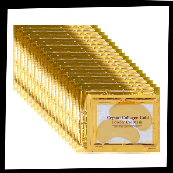 24K Gold Collagen Eye Mask For Bright Youthful Under Eyes