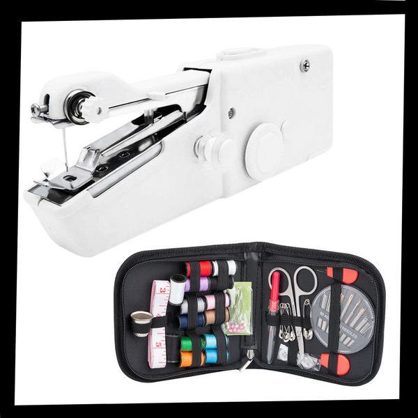 Portable Handheld Sewing Machine With Kit For Quick Repairs