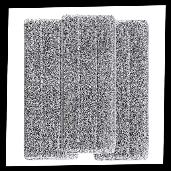 Replacement Mop Pack With Absorbent Durable Heads For Lasting Cleaning