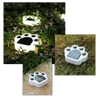 Paw Print Solar Pathway Light With Bright LED And IP65 Waterproof