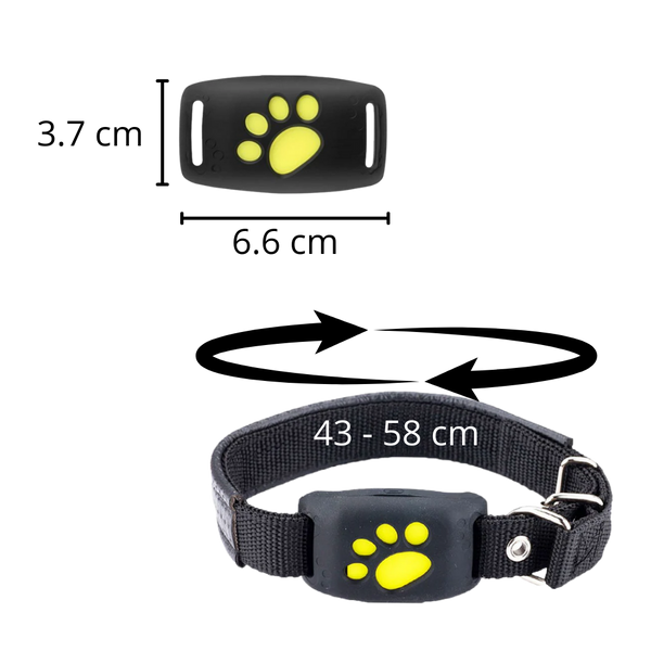 Pet GPS Tracking Collar With Real Time Location Alerts And Waterproof