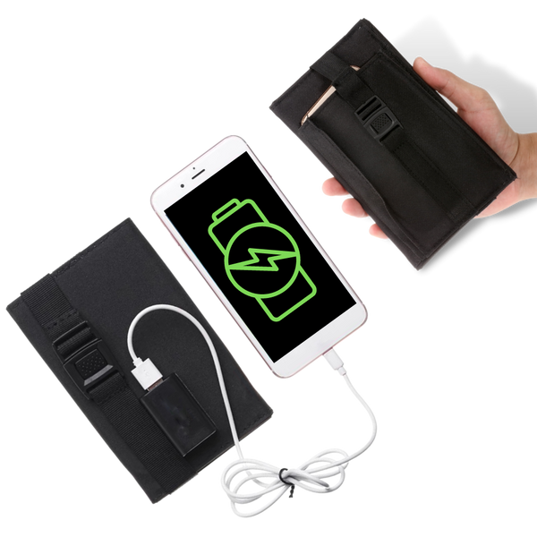 Portable Solar Charger With Dual USB Ports For Reliable Power