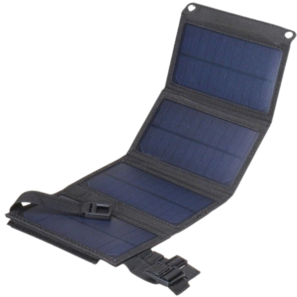 Portable Solar Charger With Dual USB Ports For Reliable Power