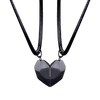 Magnetic Heart Necklace Set Matching Duo For Everyday Style
