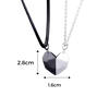 Magnetic Heart Necklace Set Matching Duo For Everyday Style