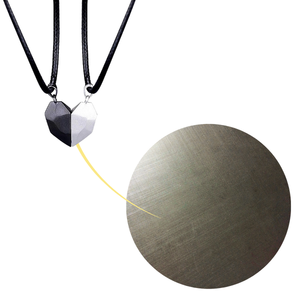Magnetic Heart Necklace Set Matching Duo For Everyday Style