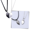 Magnetic Heart Necklace Set Matching Duo For Everyday Style