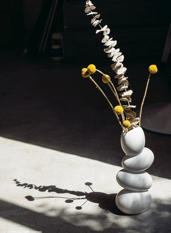 Pebble Structured Ceramic Accent