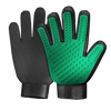 Pet Grooming Glove Pair for Hair Removal and Soothing Massage