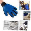 Pet Grooming Glove Pair for Hair Removal and Soothing Massage
