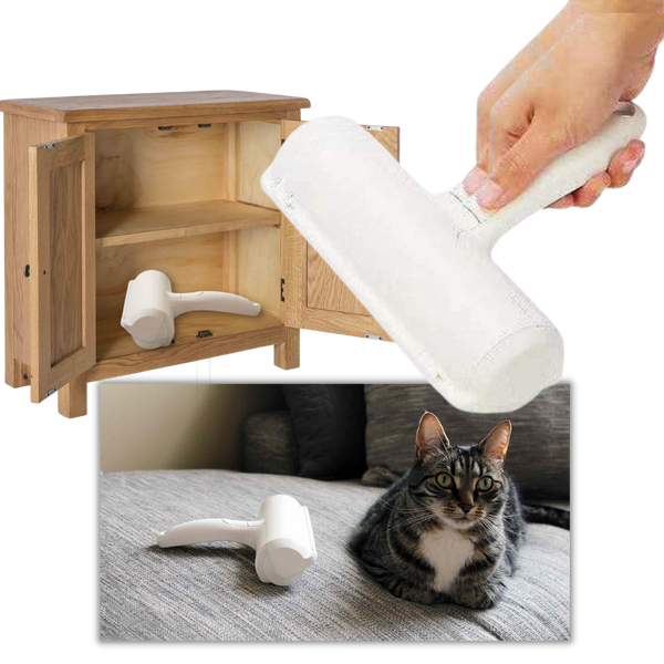 Reusable Pet Hair Roller For Effortless Fabric Cleanup Anywhere