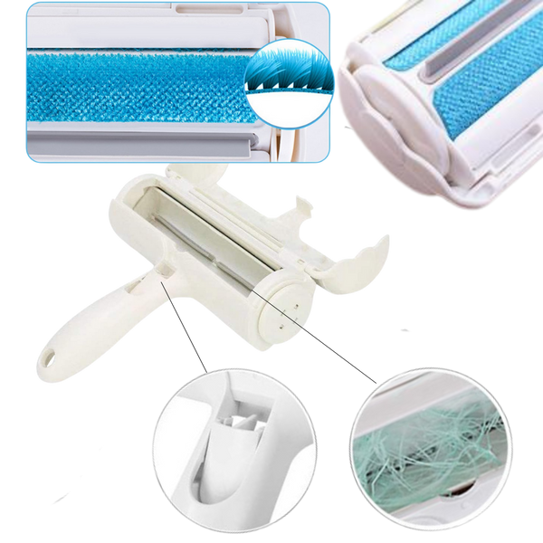 Reusable Pet Hair Roller For Effortless Fabric Cleanup Anywhere