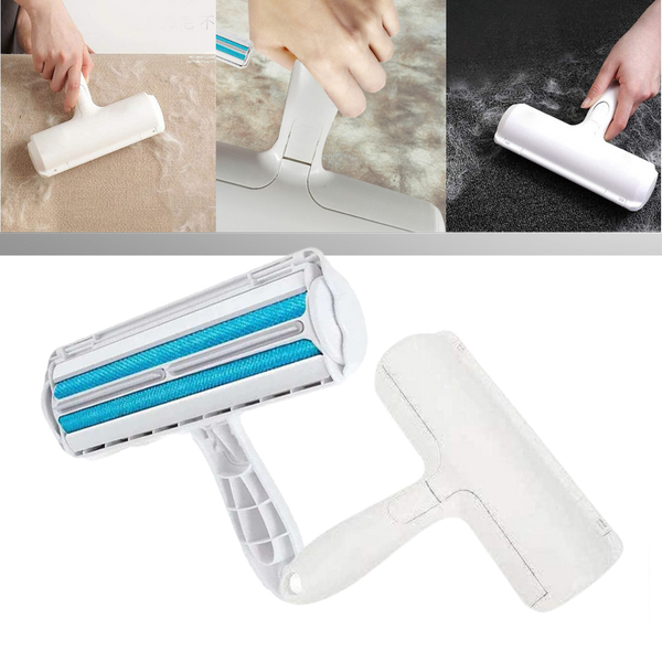 Reusable Pet Hair Roller For Effortless Fabric Cleanup Anywhere