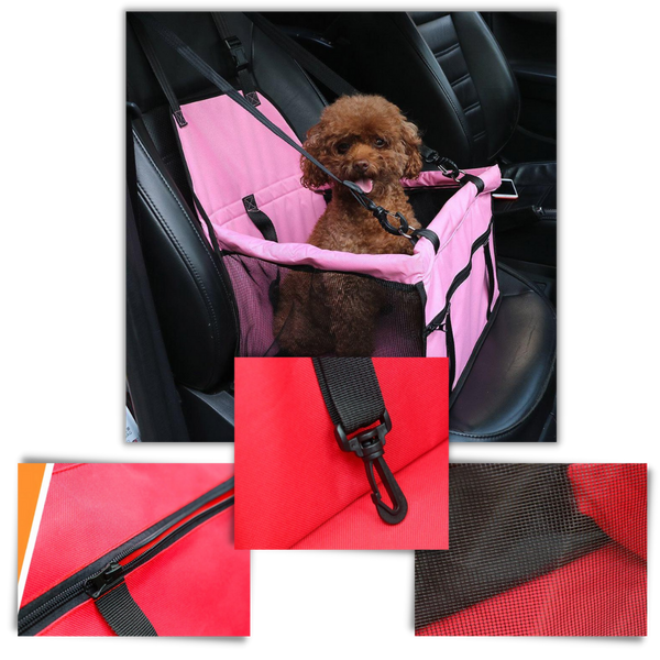 Adjustable Car Dog Seat Carrier For Safe Travel With Waterproof Design