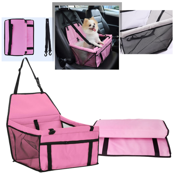 Adjustable Car Dog Seat Carrier For Safe Travel With Waterproof Design
