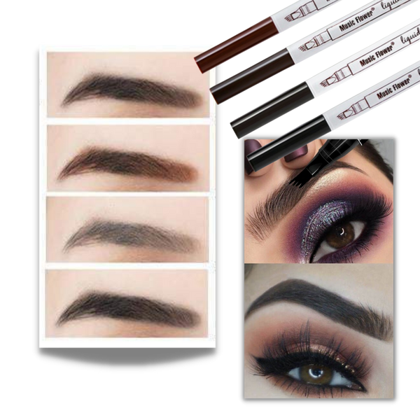 Waterproof Microblade Brow Pen For Precise Smudge Resistant Definition
