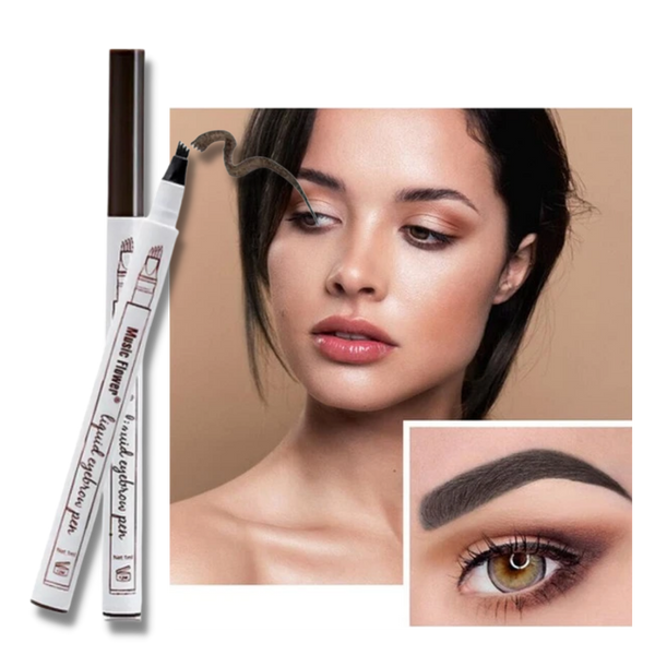 Waterproof Microblade Brow Pen For Precise Smudge Resistant Definition