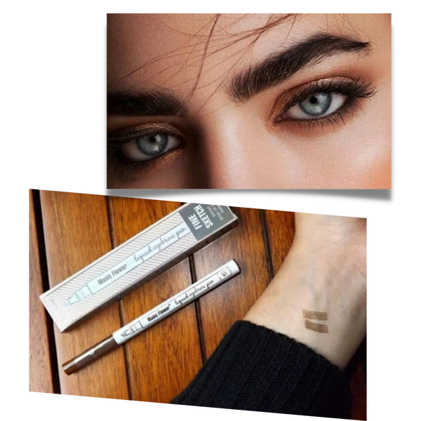 Waterproof Microblade Brow Pen For Precise Smudge Resistant Definition