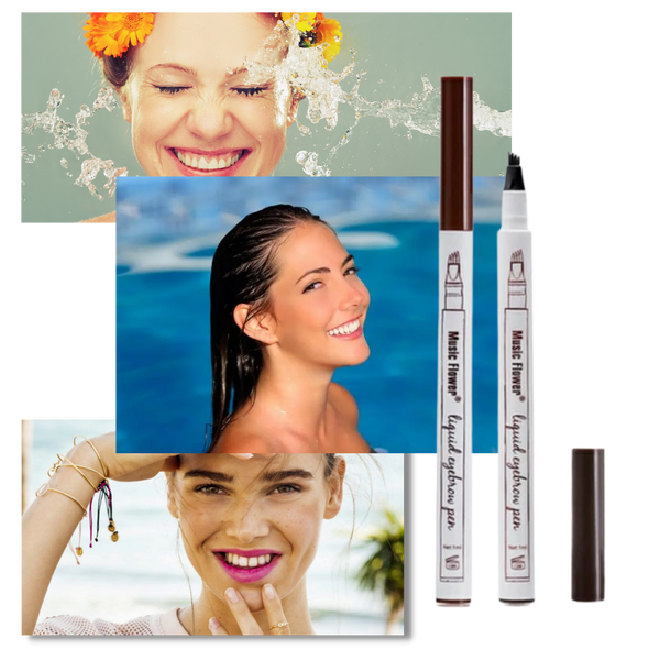 Waterproof Microblade Brow Pen For Precise Smudge Resistant Definition