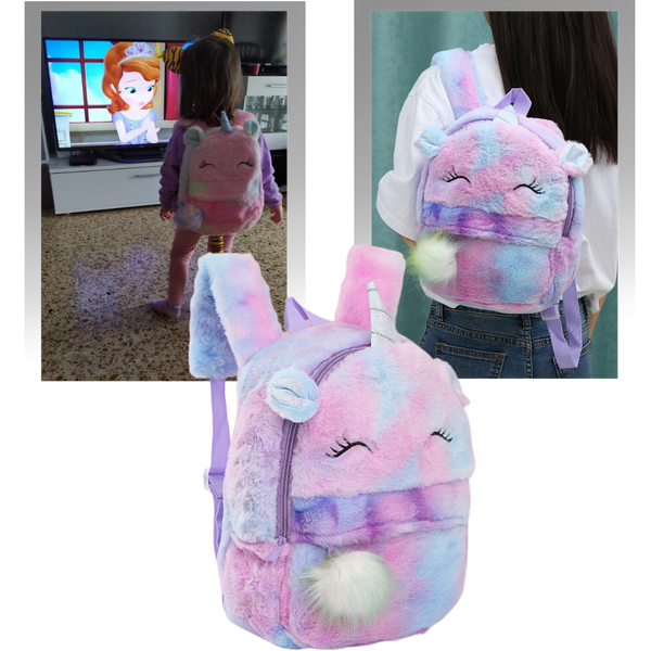Premium Plush Unicorn Backpack For Girls With Lightweight Comfort