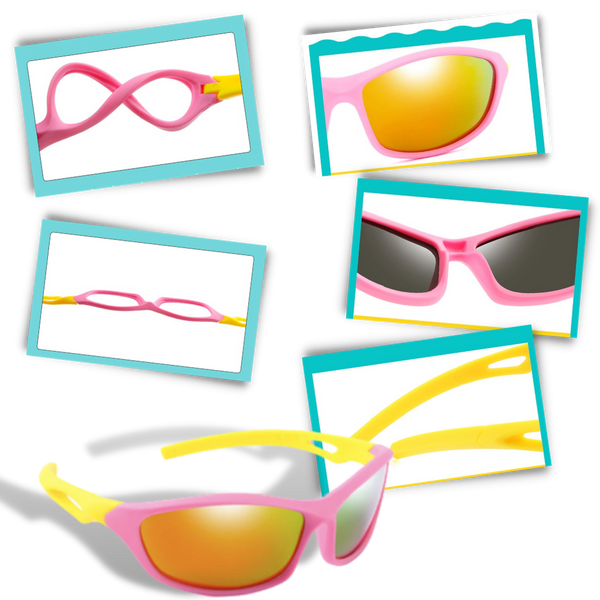 Kids Polarized Sports Sunglasses With Strap For Optimal Glare Reduction