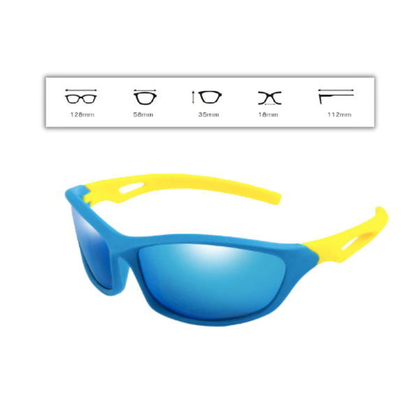 Kids Polarized Sports Sunglasses With Strap For Optimal Glare Reduction