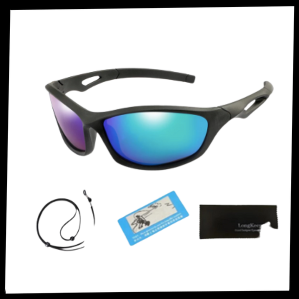 Kids Polarized Sports Sunglasses With Strap For Optimal Glare Reduction