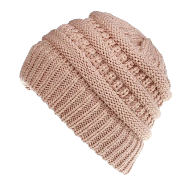Ponytail Beanie With Ear Coverage For Messy Buns And All Day Comfort