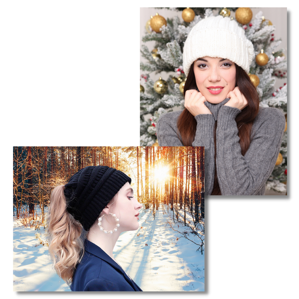 Ponytail Beanie With Ear Coverage For Messy Buns And All Day Comfort
