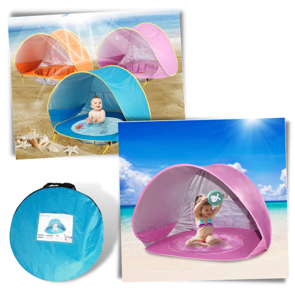 Premium Portable Baby Beach Tent With UV Protection Mini Pool